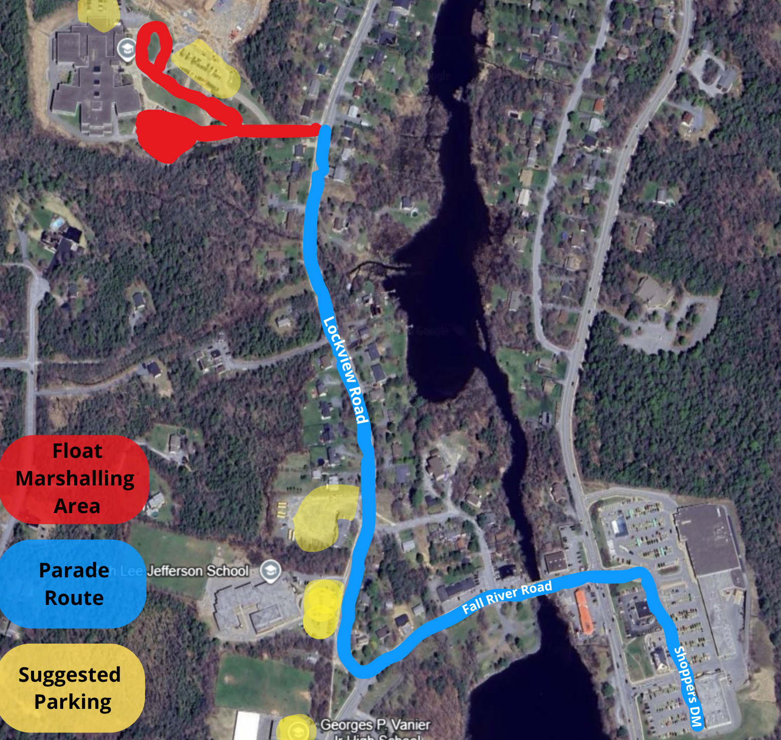 2025 Fall River Parade Route 2025 Fall River Parade Route